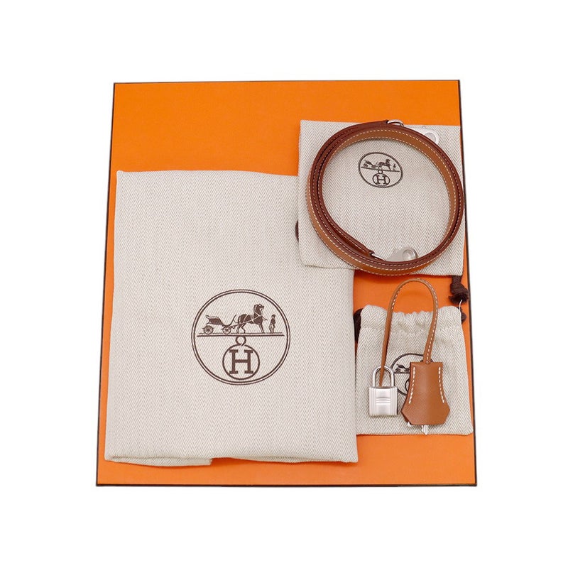 エルメス ハンドバッグ ケリー25 外縫い ゴールド/シルバー金具 ヴォーマダム G刻印 ２wayショルダー