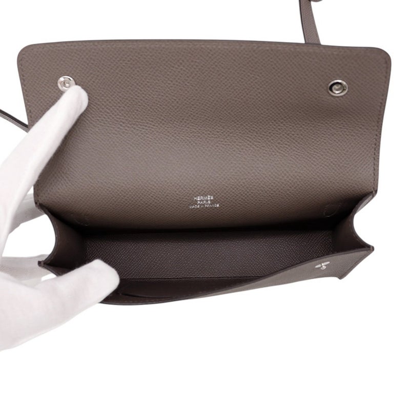 エルメス ショルダーウォレット ナップ トゥーゴー エタン/シルバー金具/ラッカー金具 エプソン K刻印 財布