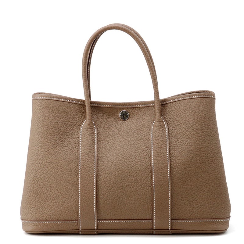 エルメス トートバッグ ガーデンパーティTPM エトゥープ/シルバー金具 ネゴンダ U刻印