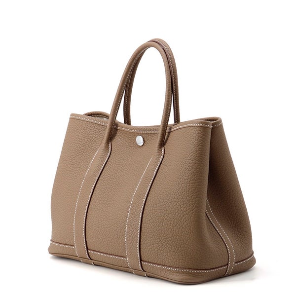 エルメス トートバッグ ガーデンパーティTPM エトゥープ/シルバー金具 ネゴンダ U刻印