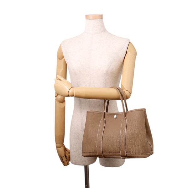 エルメス トートバッグ ガーデンパーティTPM エトゥープ/シルバー金具 ネゴンダ U刻印