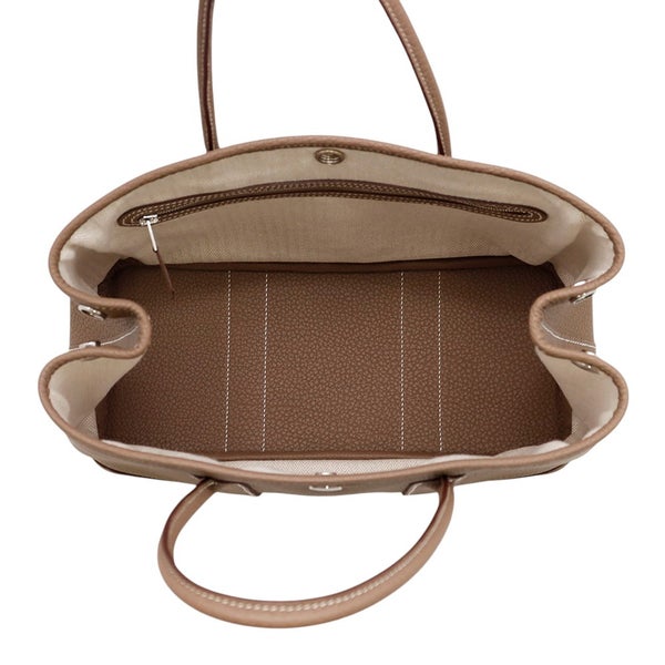 エルメス トートバッグ ガーデンパーティTPM エトゥープ/シルバー金具 ネゴンダ U刻印