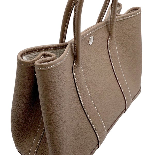エルメス トートバッグ ガーデンパーティTPM エトゥープ/シルバー金具 ネゴンダ U刻印