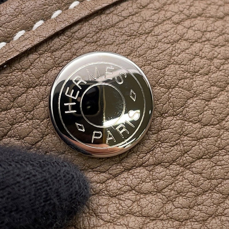 エルメス トートバッグ ガーデンパーティTPM エトゥープ/シルバー金具 ネゴンダ U刻印