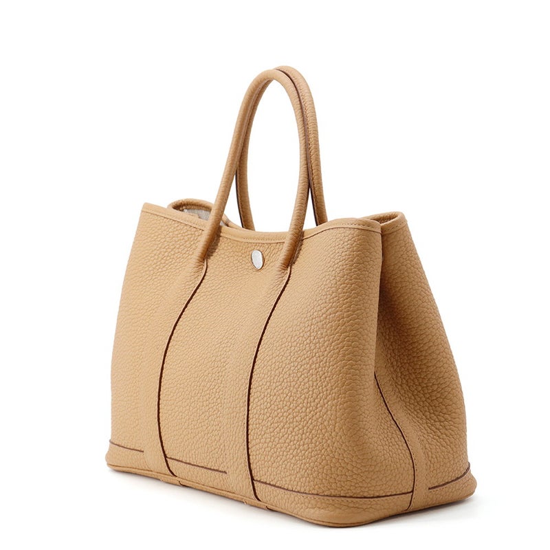 エルメス トートバッグ ガーデンパーティTPM ビスキュイ/シルバー金具 ネゴンダ U刻印