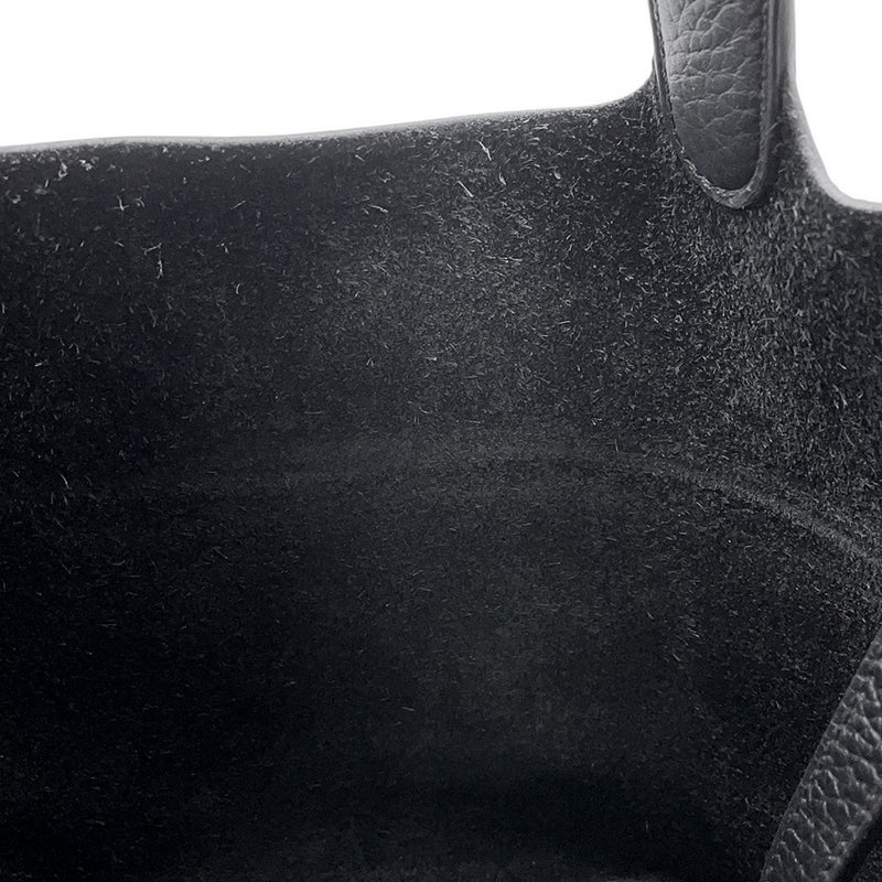 エルメス ハンドバッグ ピコタンロックPM ブラック/シルバー金具 トリヨンクレマンス B刻印 黒