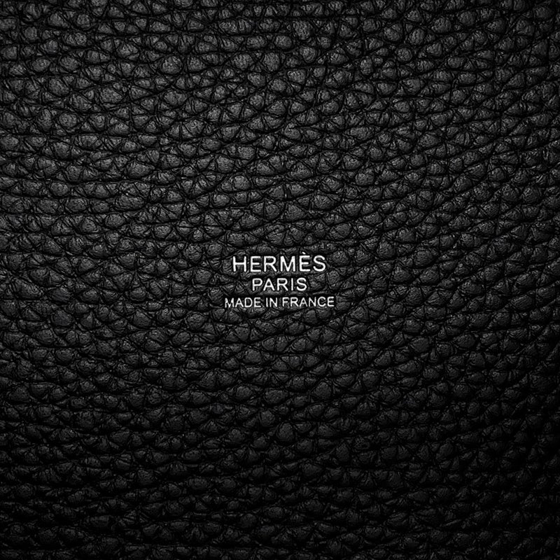 エルメス ハンドバッグ ピコタンロックPM ブラック/シルバー金具 トリヨンクレマンス B刻印 黒