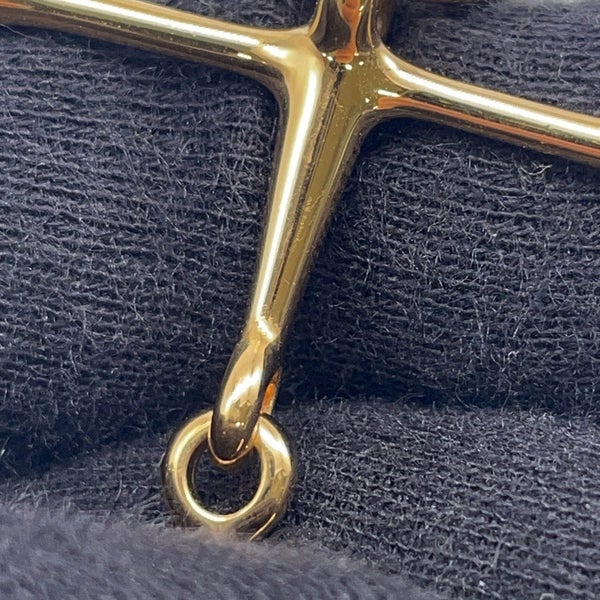 エルメス ブレスレット モール ホースビット ブラック/ゴールド金具 スイフト  A刻印 サイズT2 HERMES アクセサリー 黒