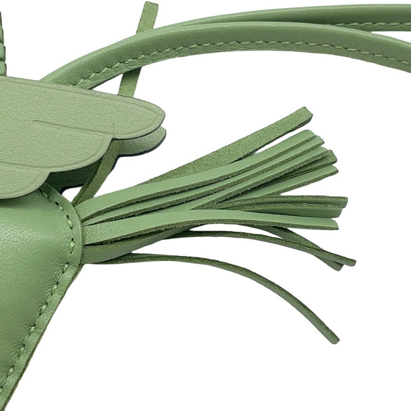 エルメス バッグチャーム ロデオPM ペガサス ヴェールクリケット ラムスキン B刻印