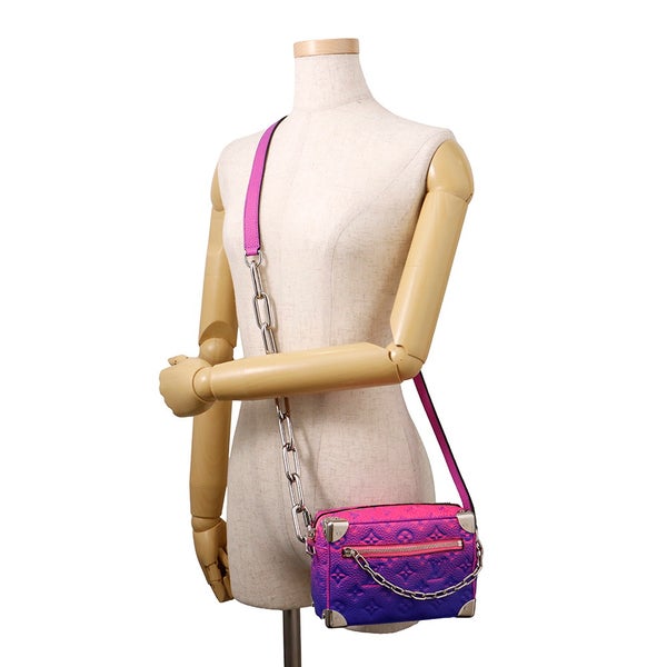 ルイヴィトン ショルダーバッグ トリヨン・イリュージョン/モノグラム・パターン ミニ・ソフトトランク M81219 LOUIS VUITTON