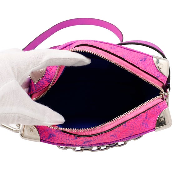 ルイヴィトン ショルダーバッグ トリヨン・イリュージョン/モノグラム・パターン ミニ・ソフトトランク M81219 LOUIS VUITTON