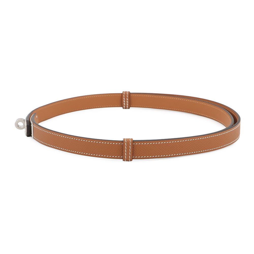 エルメス ケリーベルト ゴールド/シルバー金具 エプソン K刻印 HERMES