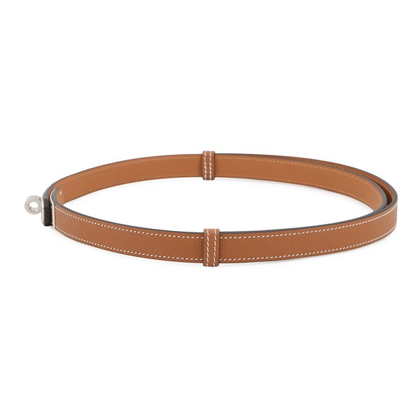 エルメス ケリーベルト ゴールド/シルバー金具 エプソン K刻印 HERMES べルト