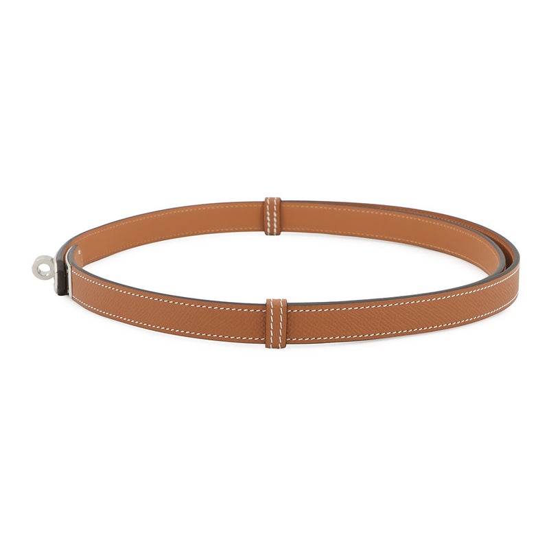 エルメス ケリーベルト ゴールド/シルバー金具 エプソン K刻印 HERMES べルト