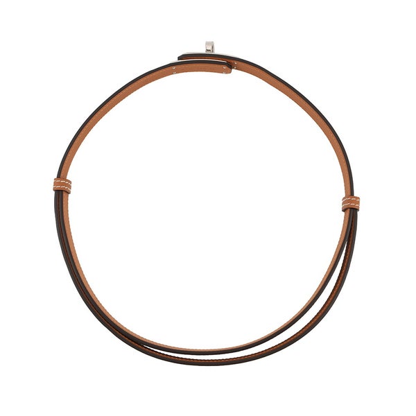 エルメス ケリーベルト ゴールド/シルバー金具 エプソン K刻印 HERMES べルト