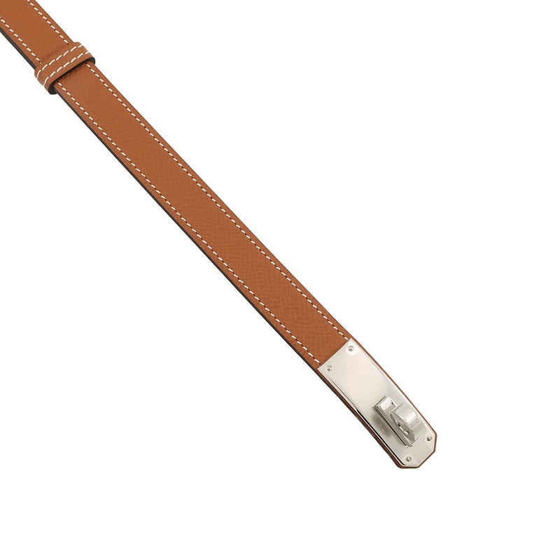 エルメス ケリーベルト ゴールド/シルバー金具 エプソン K刻印 HERMES べルト