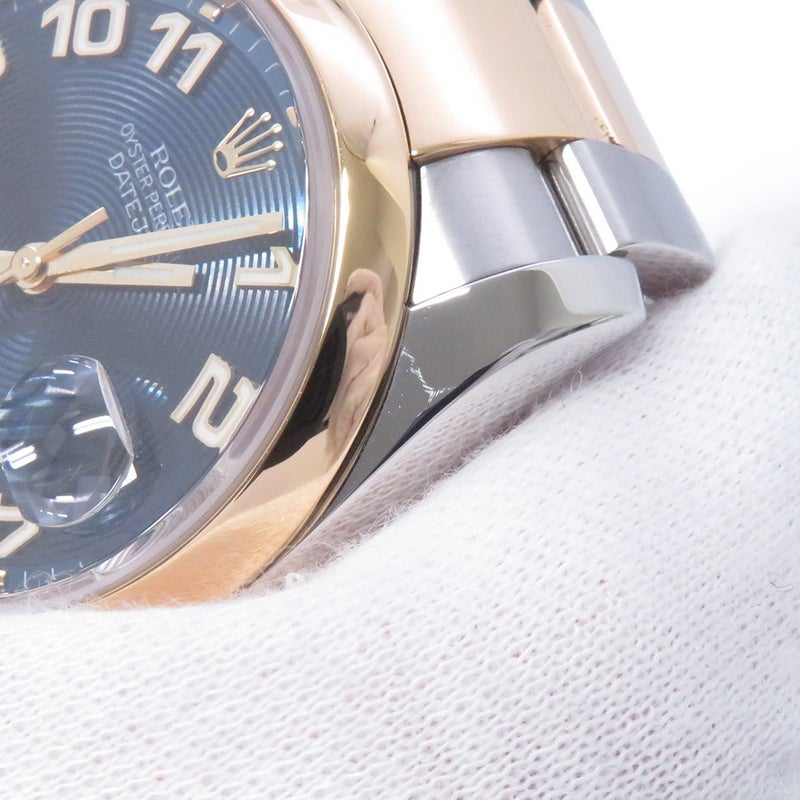 ロレックス デイトジャスト D番 116203 ROLEX 腕時計 ブルーコンセントリック文字盤