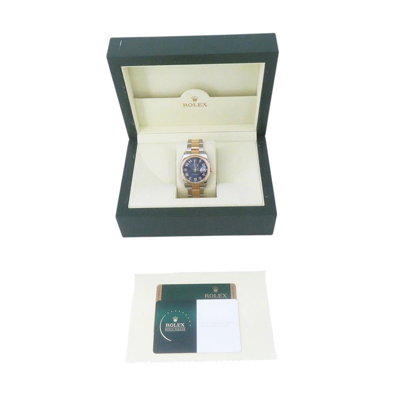 ロレックス デイトジャスト D番 116203 ROLEX 腕時計 ブルーコンセントリック文字盤