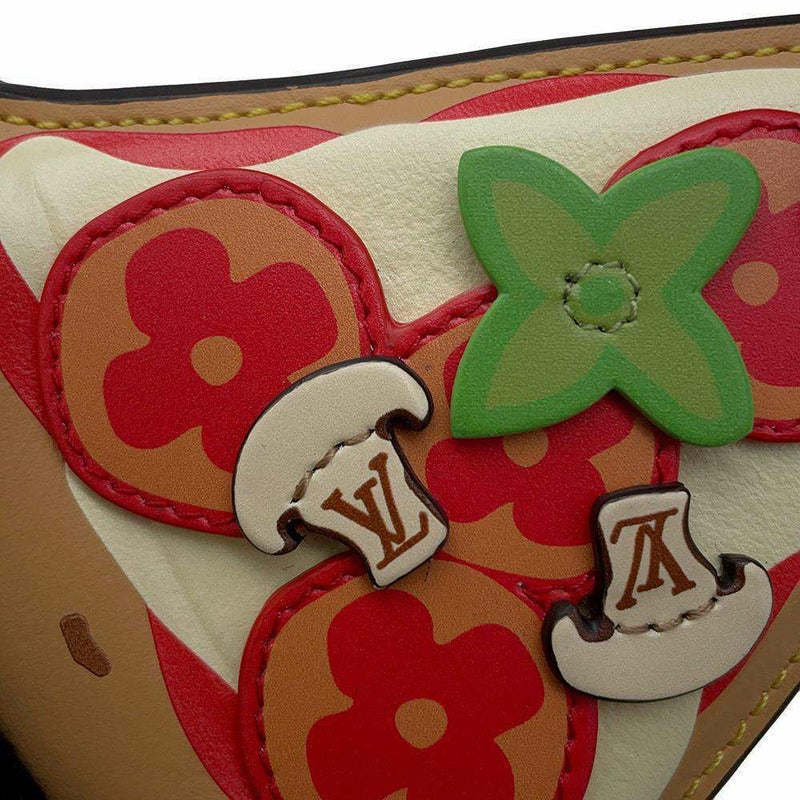 ルイヴィトン キーホルダー ピザ モノグラム M02189 LOUIS VUITTON バッグチャーム