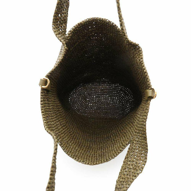 ロエベ トートバッグ スリットバッグ ミニ ラフィア カーフレザー A685453X12 LOEWE 2way