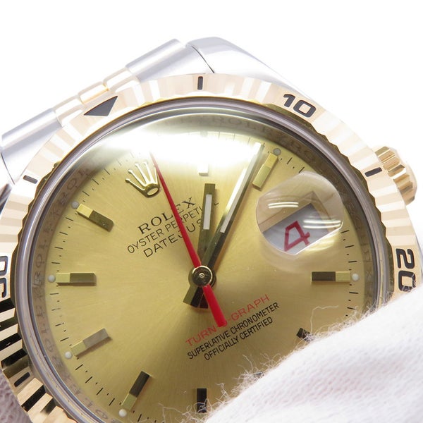 ロレックス デイトジャスト ターノグラフ F番 116263 ROLEX 腕時計 シャンパン文字盤