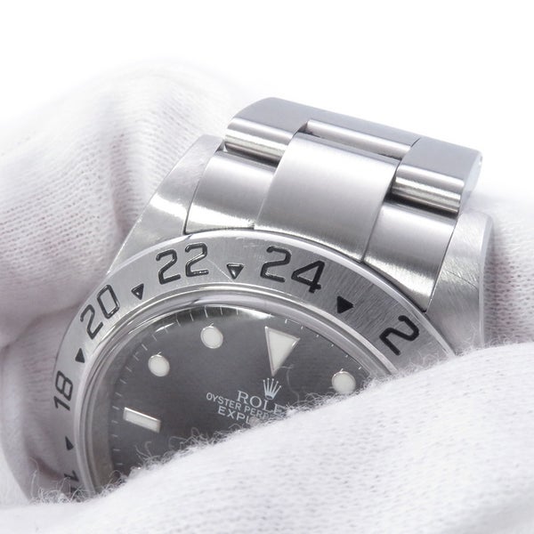 ロレックス エクスプローラー2 G番 16570 ROLEX 腕時計 黒文字盤