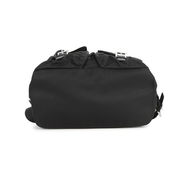 プラダ リュック ナイロン バックパック ミディアム ナイロン/レザー 1BZ811 PRADA リュックサック 黒