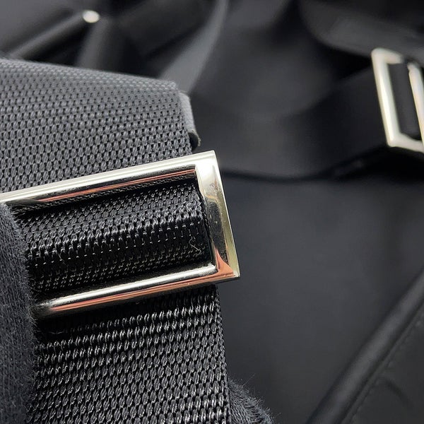 プラダ リュック ナイロン バックパック ミディアム ナイロン/レザー 1BZ811 PRADA リュックサック 黒