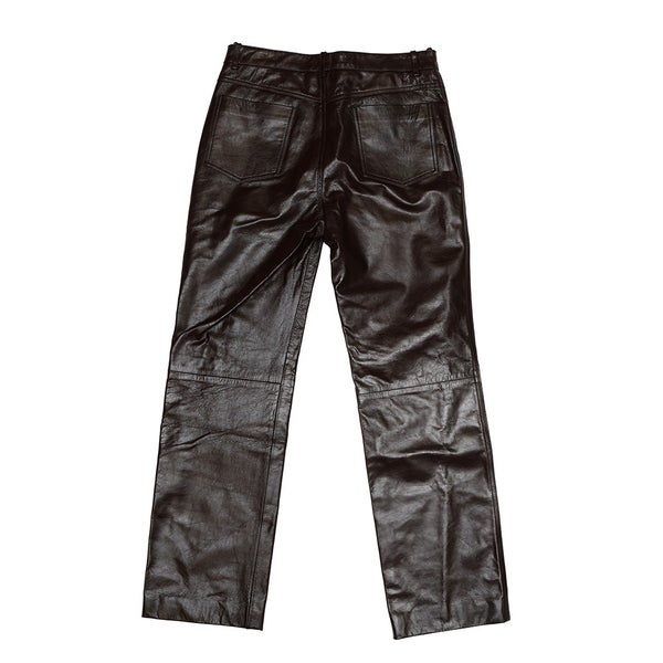 グッチ パンツ ストレートレザーパンツ ラムスキン メンズサイズ46 713493 GUCCI ボトムス