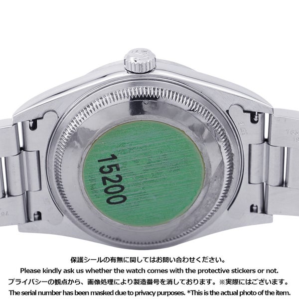 ロレックス オイスターパーペチュアル デイト F番 15200 ROLEX 腕時計 白文字盤