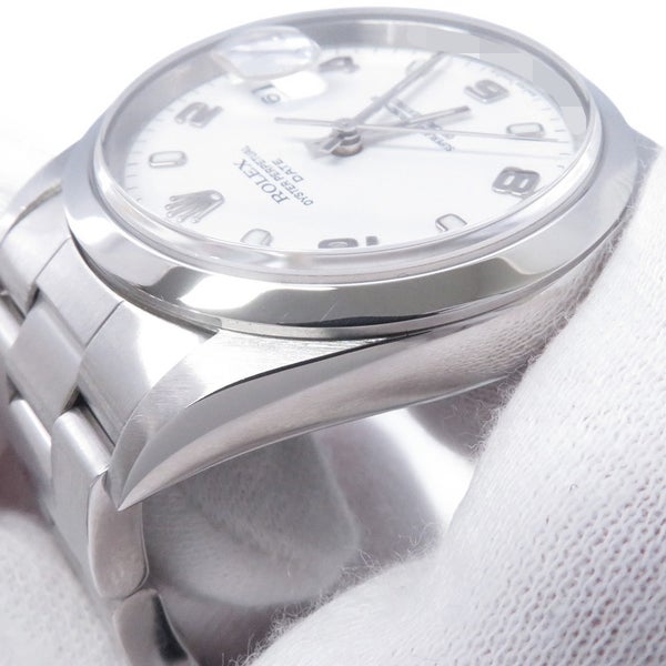 ロレックス オイスターパーペチュアル デイト F番 15200 ROLEX 腕時計 白文字盤