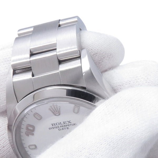 ロレックス オイスターパーペチュアル デイト F番 15200 ROLEX 腕時計 白文字盤