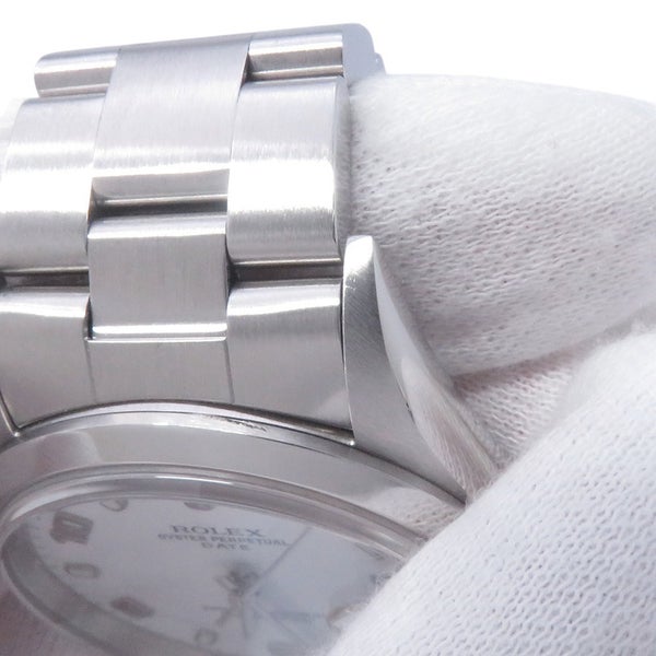ロレックス オイスターパーペチュアル デイト F番 15200 ROLEX 腕時計 白文字盤