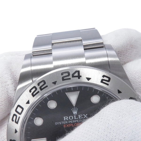 ロレックス エクスプローラー2 ランダムシリアル ルーレット 226570 ROLEX 腕時計 黒文字盤
