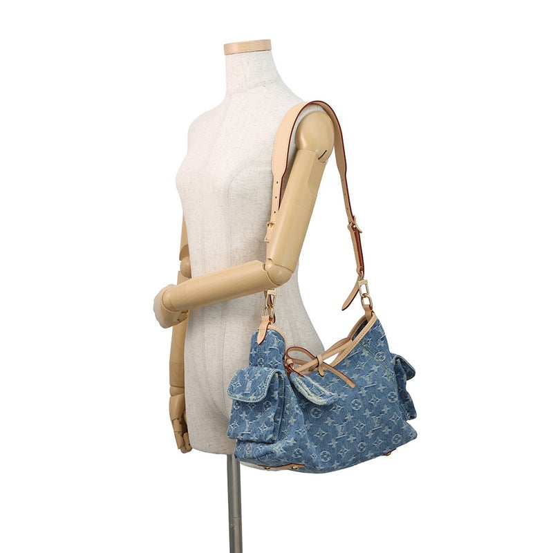 ルイヴィトン ショルダーバッグ モノグラム・デニム キャリーオール・カーゴPM M28287 LOUIS VUITTON