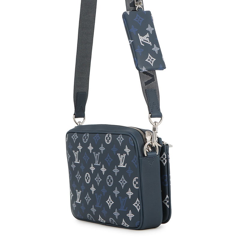 ルイヴィトン ショルダーバッグ モノグラム・シャドウ トリオ・メッセンジャー M28618 LOUIS VUITTON