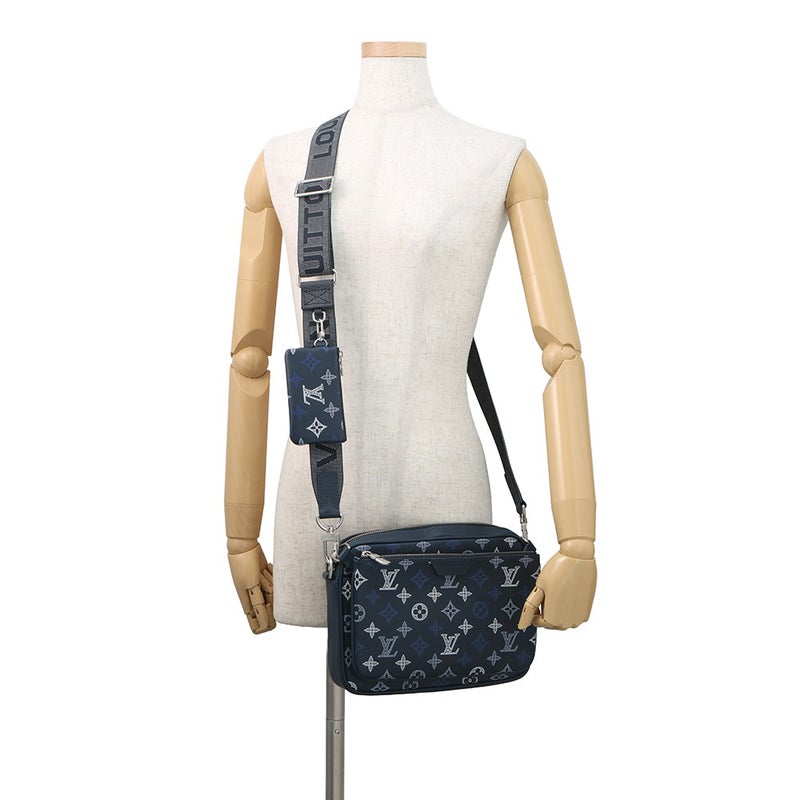ルイヴィトン ショルダーバッグ モノグラム・シャドウ トリオ・メッセンジャー M28618 LOUIS VUITTON