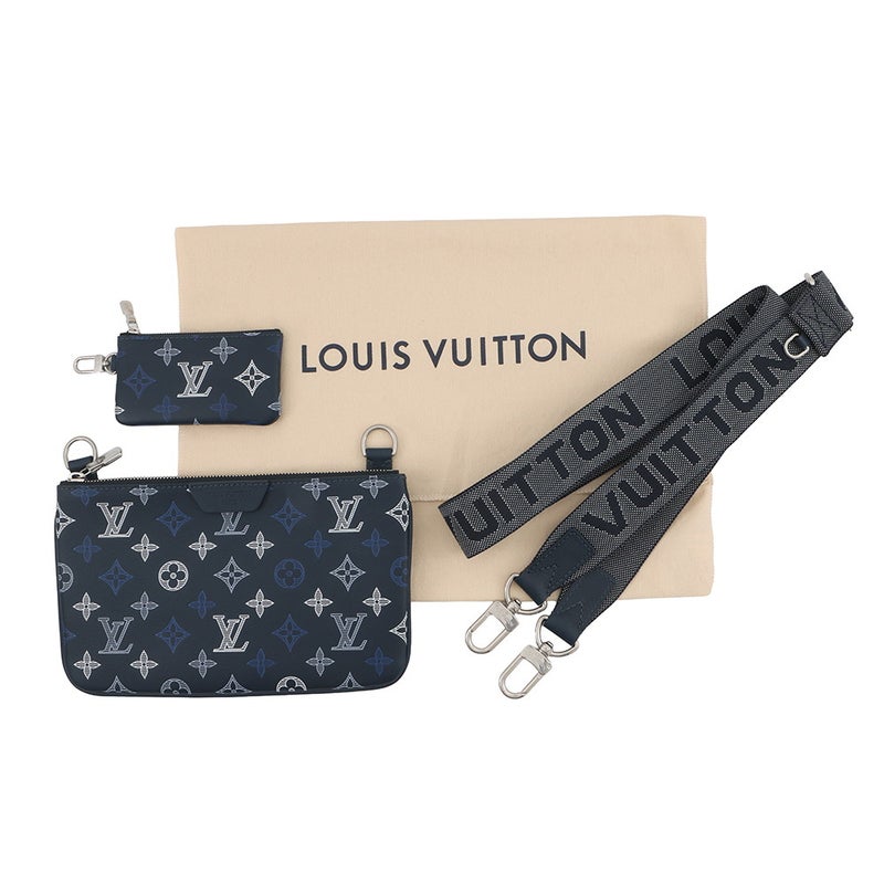 ルイヴィトン ショルダーバッグ モノグラム・シャドウ トリオ・メッセンジャー M28618 LOUIS VUITTON