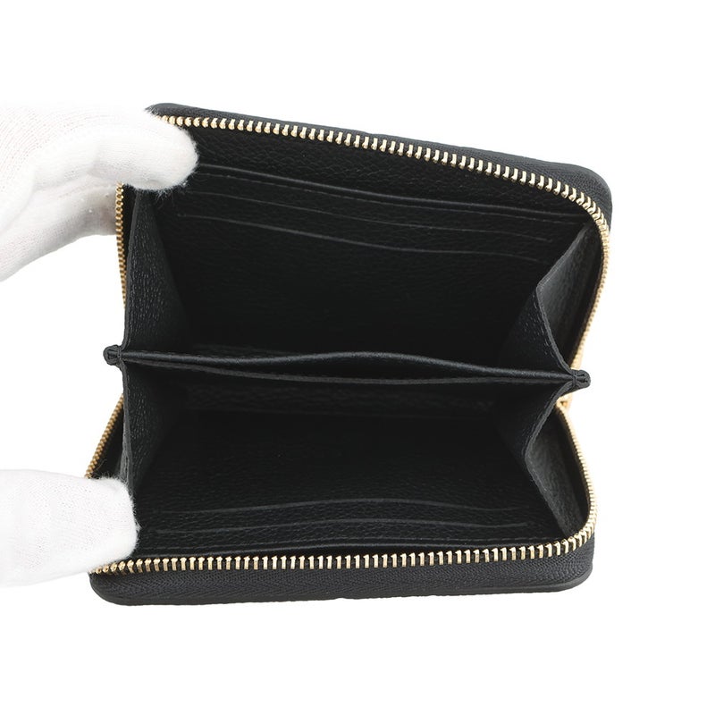 ルイヴィトン コインケース モノグラム・アンプラント ジッピー・コイン パース M28797 LOUIS VUITTON 財布 黒 ブラック