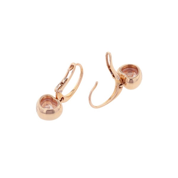 ショパール ピアス ハッピーダイヤモンド アイコン ダイヤモンド 2P 計0.06ct K18PGピンクゴールド 839007-5001 Chopard ハート