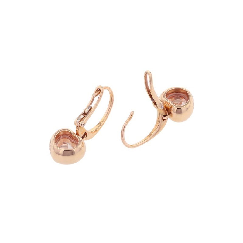 ショパール ピアス ハッピーダイヤモンド アイコン ダイヤモンド 2P 計0.06ct K18PGピンクゴールド 839007-5001 Chopard ハート