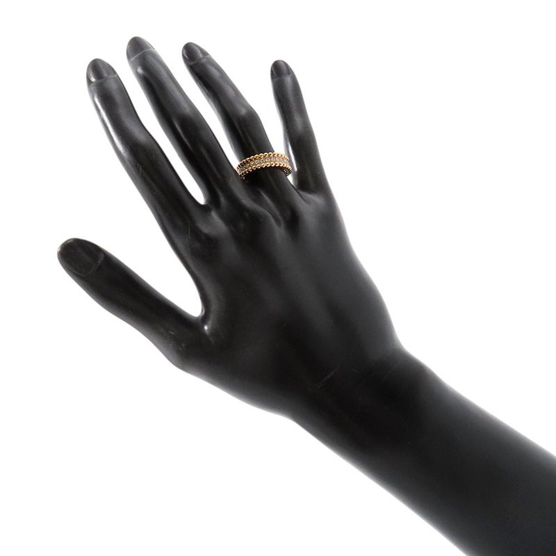 ヴァンクリーフ&アーペル リング ペルレ 1連モデル ダイヤモンド 31P 計0.49ct K18PGピンクゴールド サイズ49 VCARPJMW00 指輪