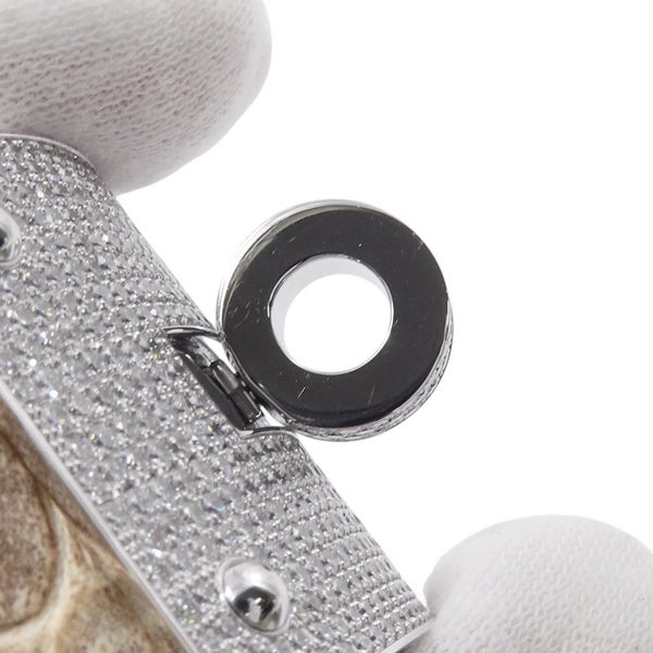 エルメス ブレスレット ケリー ドッグ ダイヤ 493P 計6.75ct ヒマラヤ/K18WG ニロティカスマット A刻印 サイズSH HERMES