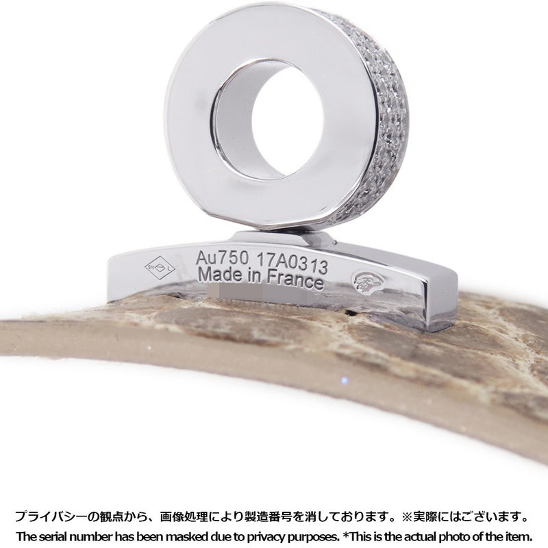 エルメス ブレスレット ケリー ドッグ ダイヤ 493P 計6.75ct ヒマラヤ/K18WG ニロティカスマット A刻印 サイズSH HERMES