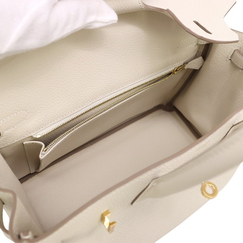 エルメス バーキン25 クレ/ゴールド金具 トゴ G刻印 HERMES Birkin ハンドバッグ