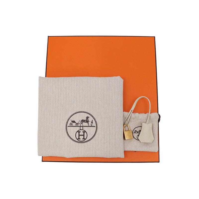 エルメス バーキン25 クレ/ゴールド金具 トゴ G刻印 HERMES Birkin ハンドバッグ