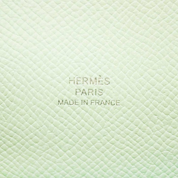エルメス ショルダーウォレット ナップ トゥーゴー ヴェールペパーミント/シルバー金具 エプソン W刻印