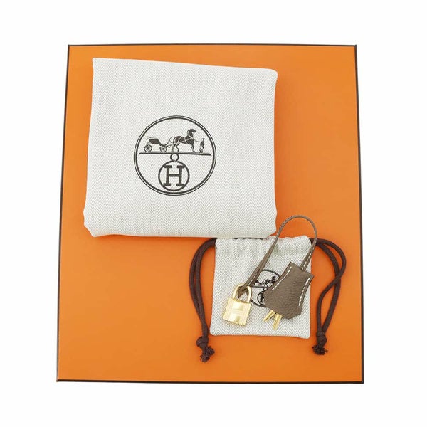 エルメス バーキン25 エトゥープ/ゴールド金具 トゴ W刻印 HERMES Birkin ハンドバッグ