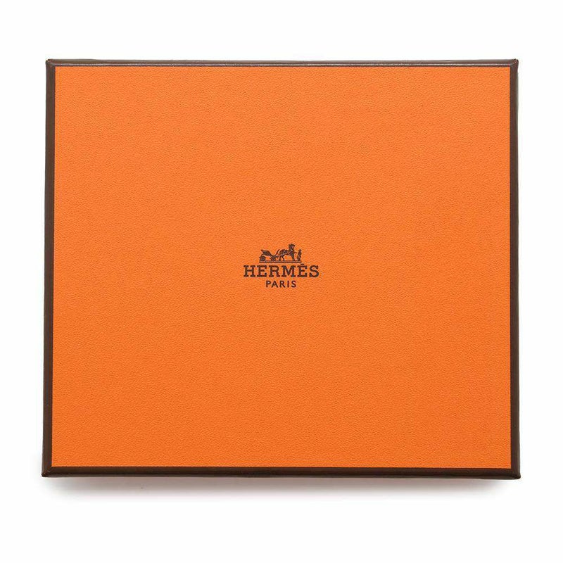 エルメス コインケース アザップコンパクト シルクイン グリメイヤー/シルバー金具 エプソン W刻印