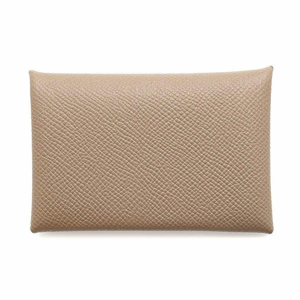 エルメス カードケース カルヴィ エトゥープ エプソン W刻印 HERMES 名刺入れ